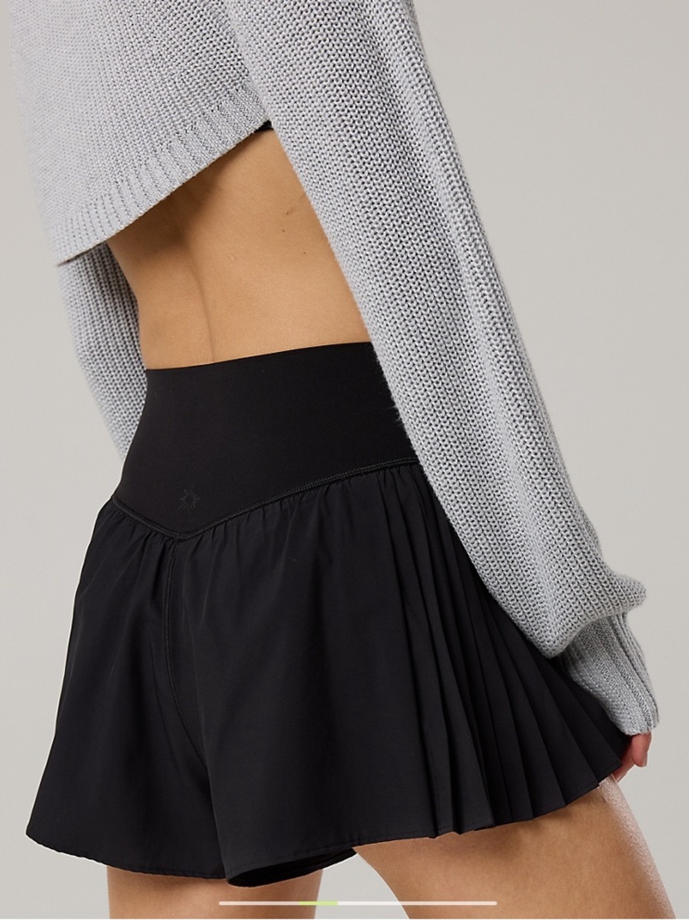 NWT Aerie Real Me Pleated Flowy Short